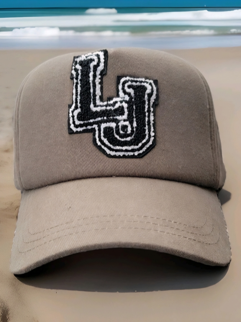 Lorna Jane Women's Olive Green Baseball Cap One Size 100% Cotton Canvas Patch